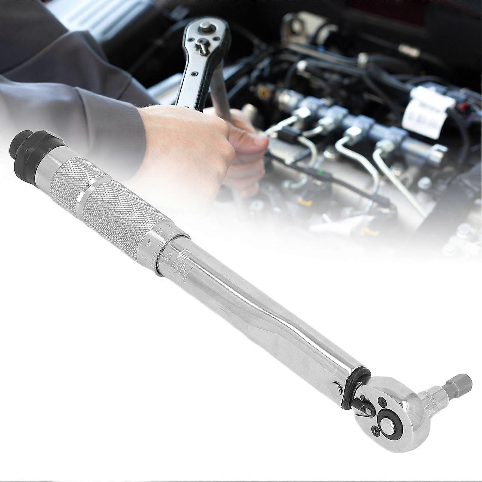 1/4 Inch Torque Wrench Set with Hex Bit Sockets 3-10mm for Auto Maintenance