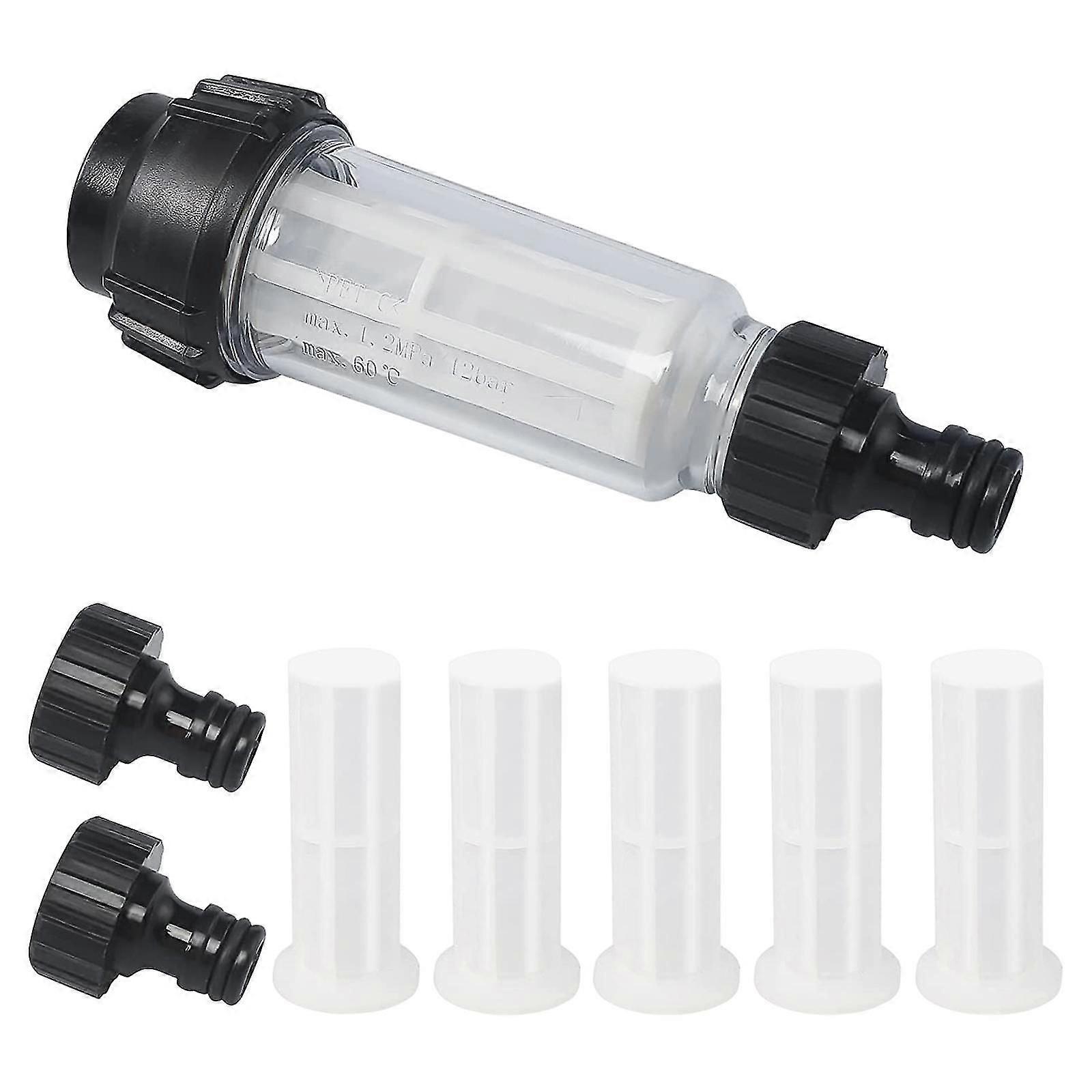 Multipurpose Water Filter Accs Replacement for Pressure Washer Garden 9pcs