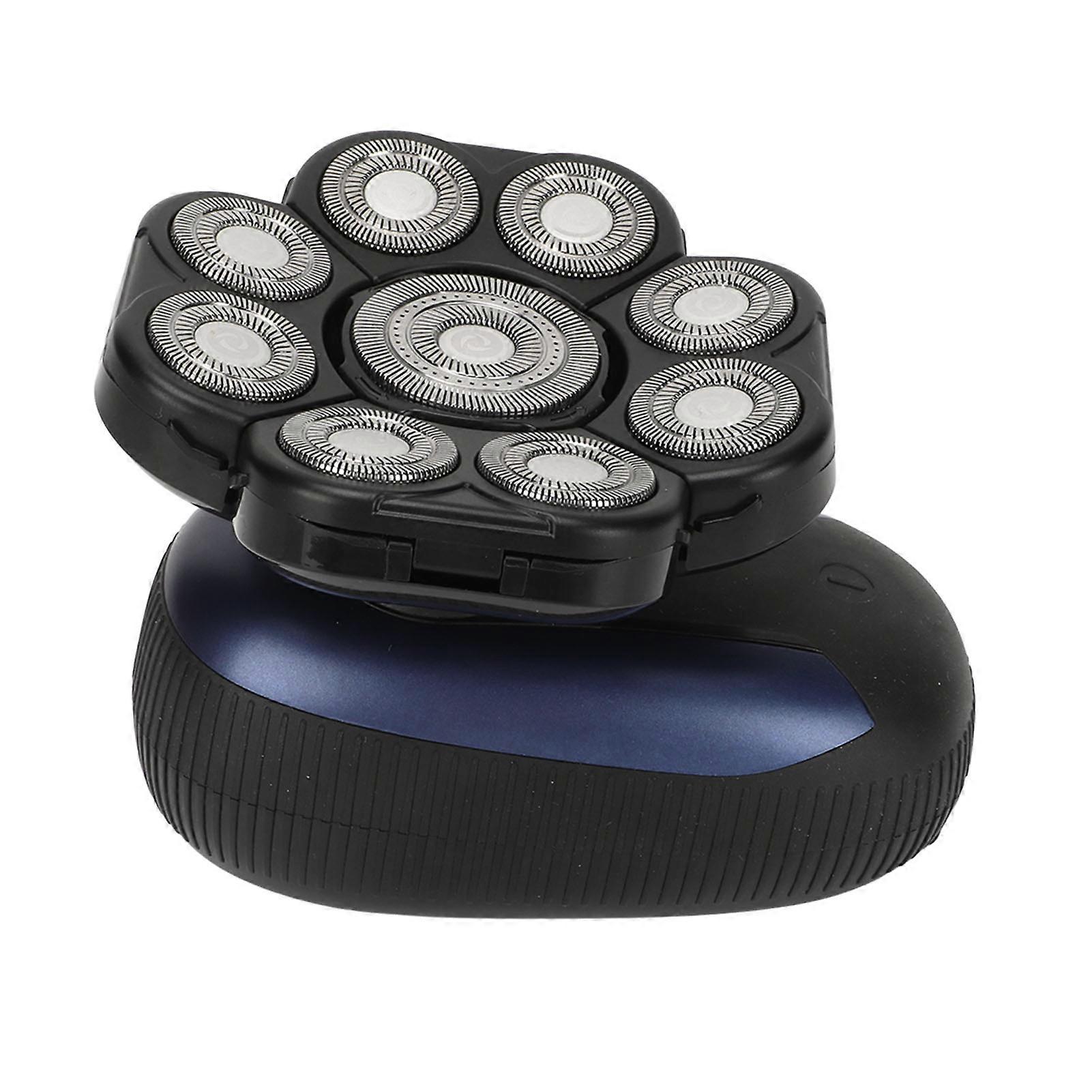 Electric Trimmer Machine Faster Charging Cordless Rechargeable 9 Cutter Heads Waterproof 3D Floating Head Bread Clipper 