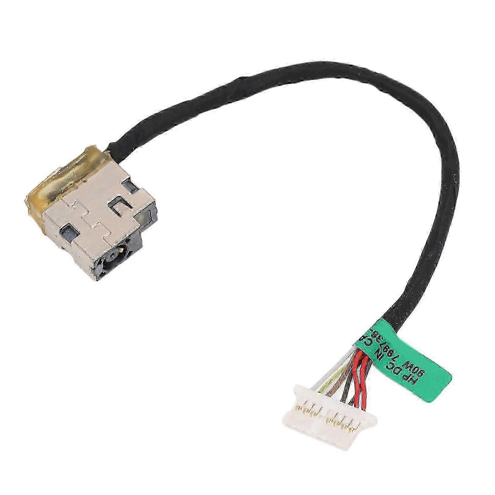 DC Power Jack Cable Replacement Practical Portable Metal DC Power Jack Socket for HP 15?AF 15?AF131DX 799736?T57