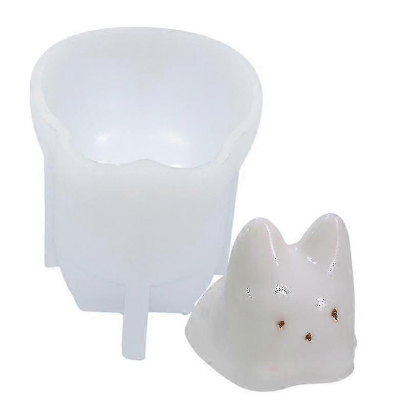 Silicone Cat-shaped Mousse, Pudding, And Jelly Dessert Molds