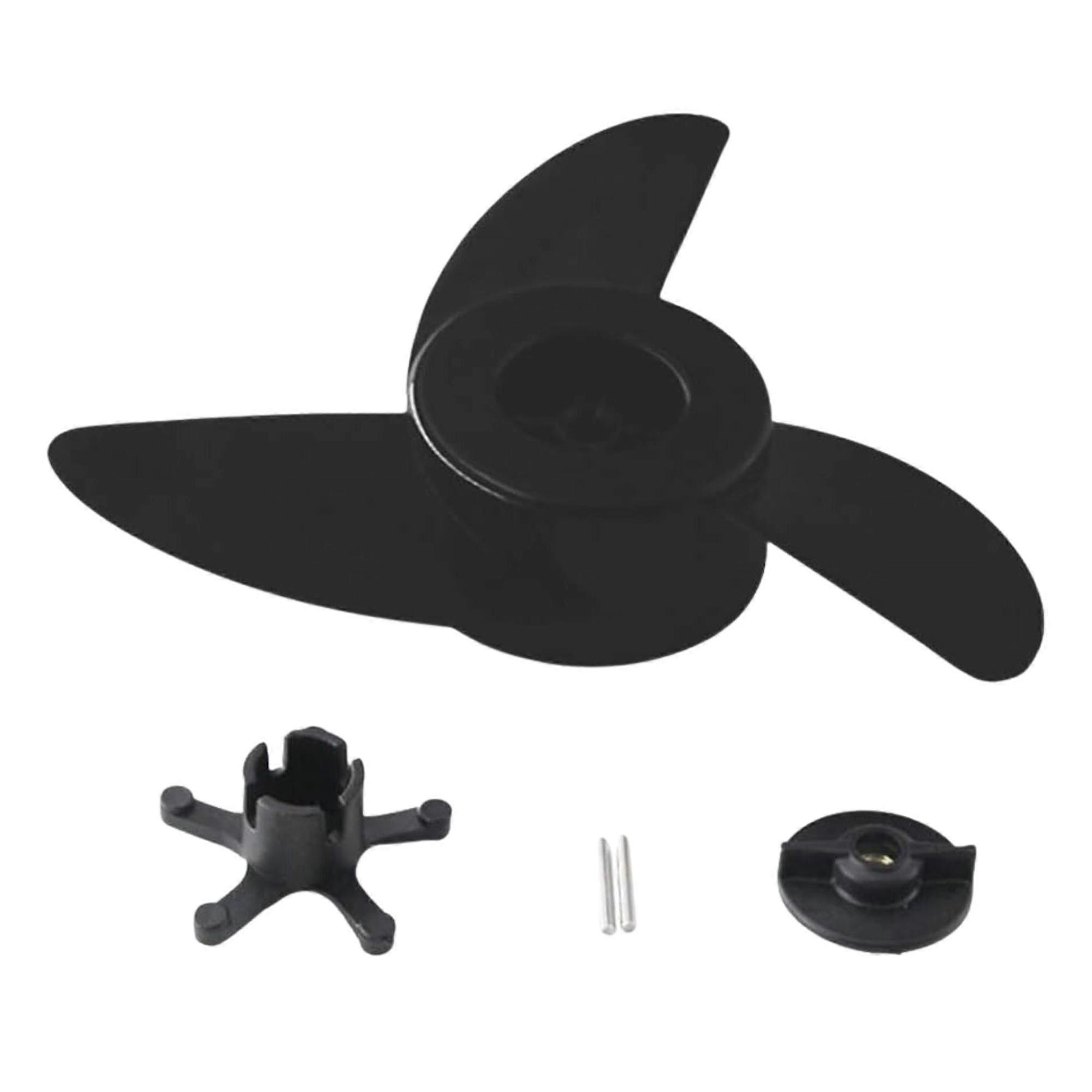 Trolling Motor Propeller - 3 Blade Serpentine Drill Propeller Parts Replacement for Marine Electric Outboard Motor, Kayak