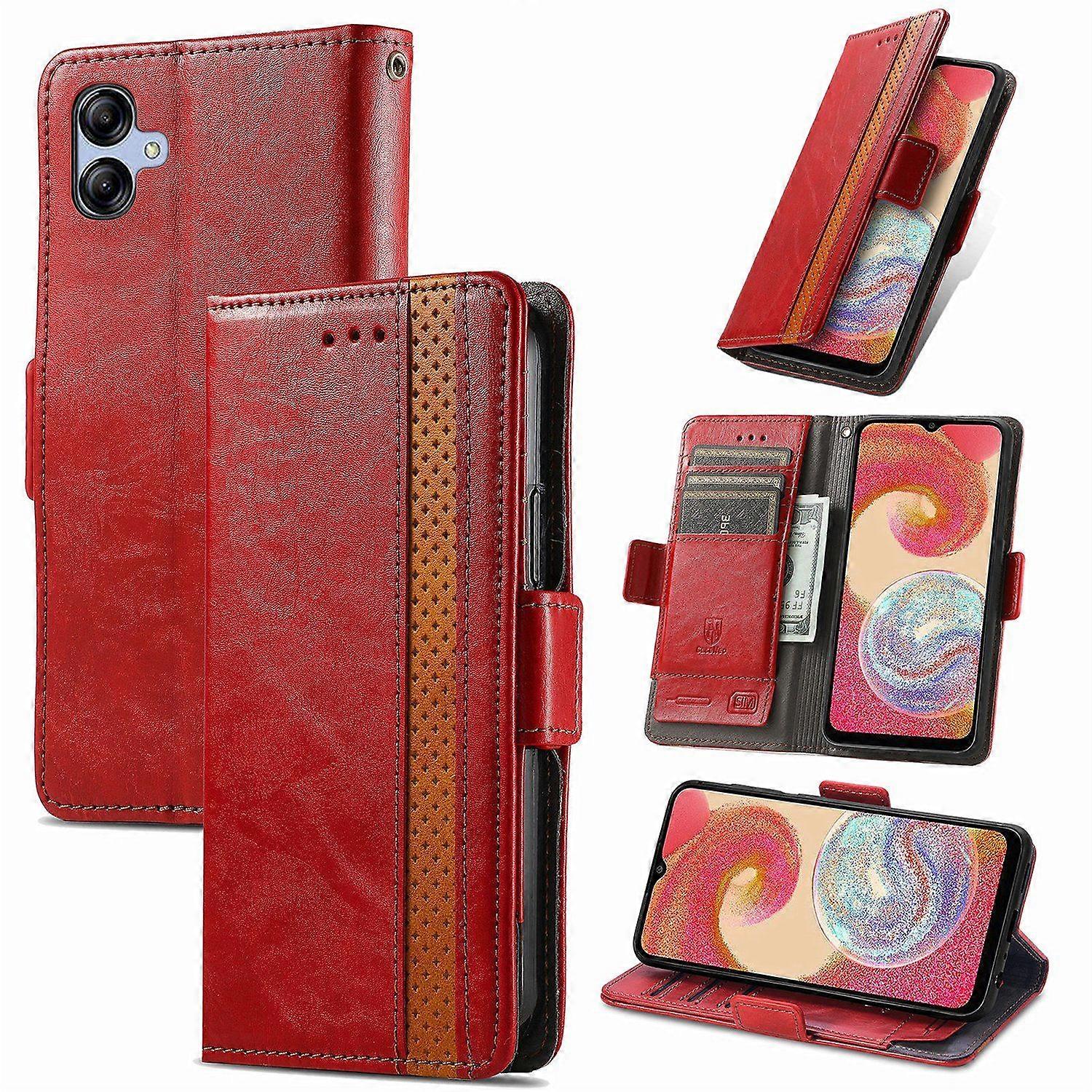 Compatible With Samsung Galaxy A04E Wallet Case, PU Leather Flip Case with Card Holders RFID Blocking Kickstand Phone Cover