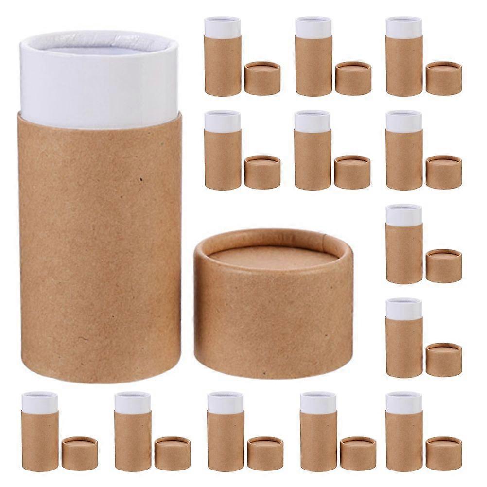 15Pcs Convenient Boxes Paper Storage Jars Household Tea Canisters Storage Accessory