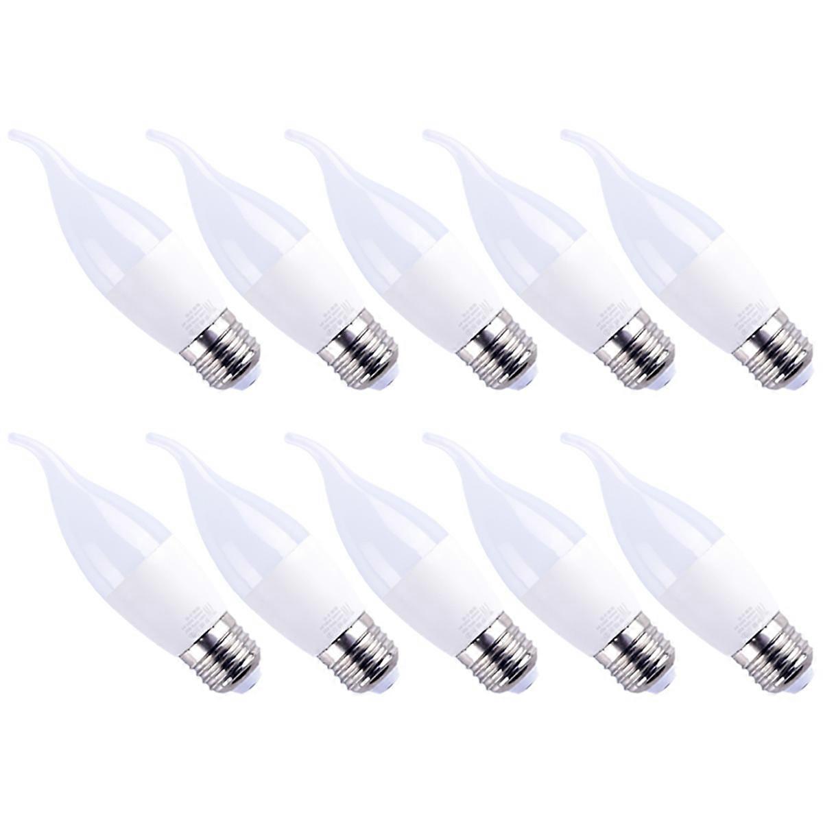 10PCS Pull Tail Light Bulb Set 7W E27 Base Energy Saving Downlight