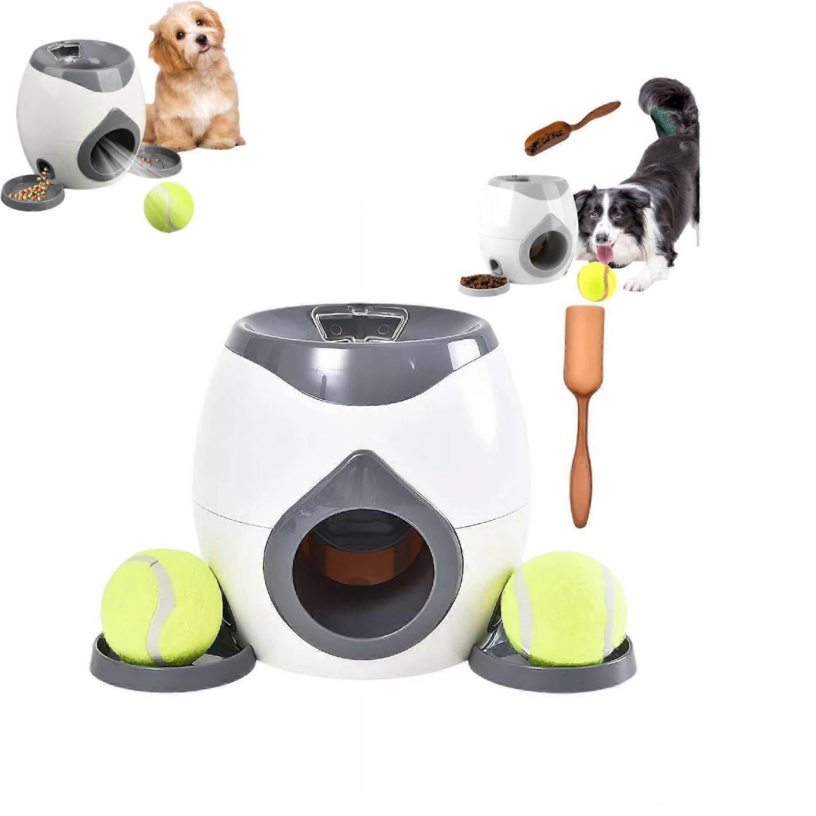Automatic Dog Ball Thrower Launcher,Dog Ball Launcher Food Reward Machine, Upgraded