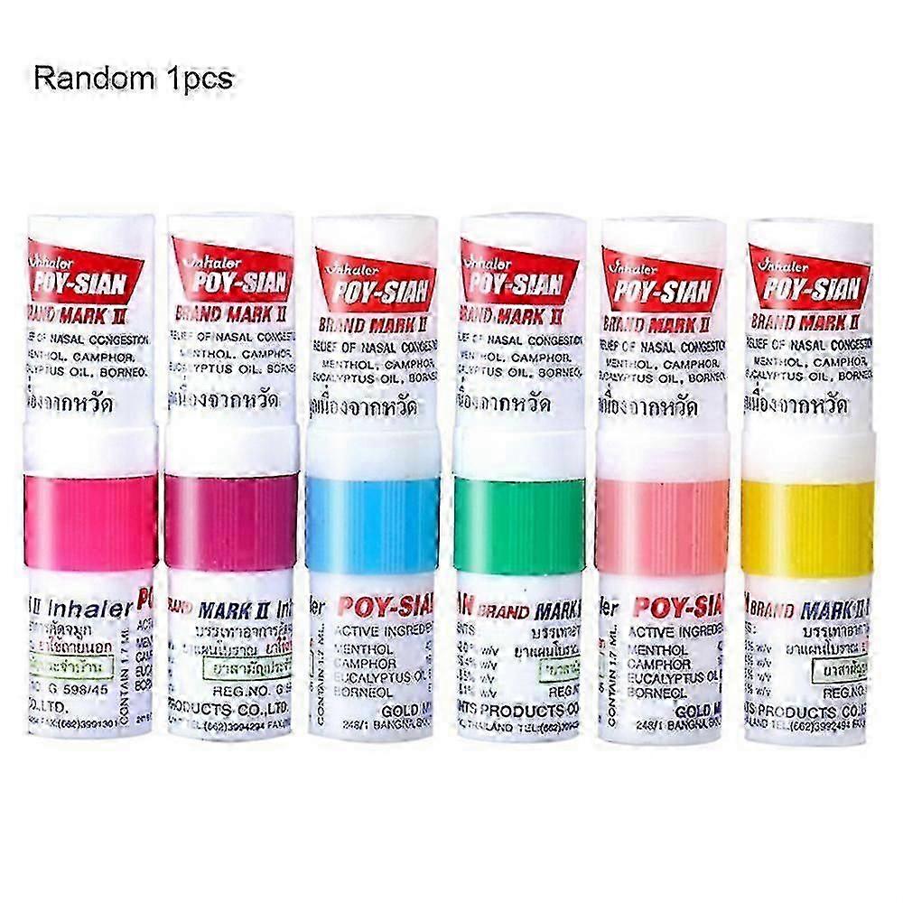 Thailand Eight Immortal Tubes Nose Refreshing Brain Bar Mint Tube Mint Tube Anti-sleeping Artifact