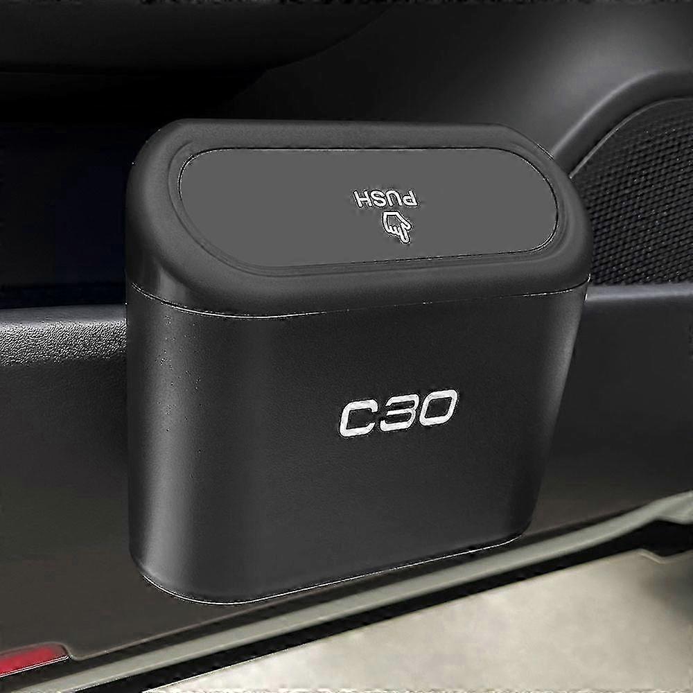 Small Car Trash Bin for Volvo C70 S80 - Portable Garbage Holder