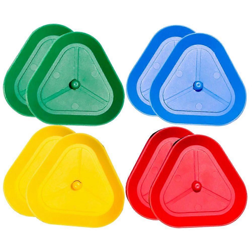 8 قطع مثلث حاملي البوكر حر اليدين أصحاب بطاقات البوكر تقف البوكر تقف