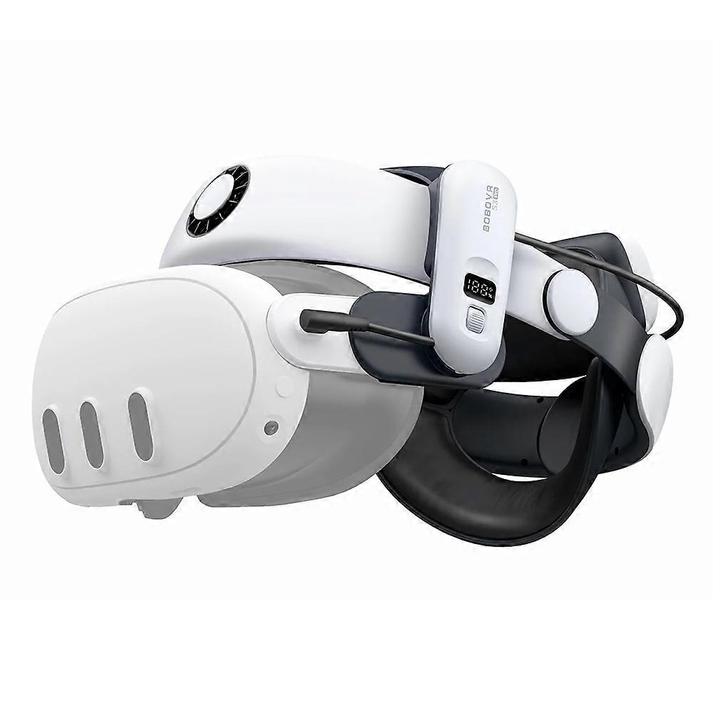 BOBOVR S3 Pro For Meta Quest 3S / 3 Battery Head Strap with 10000mAh Replaceable Battery Pack