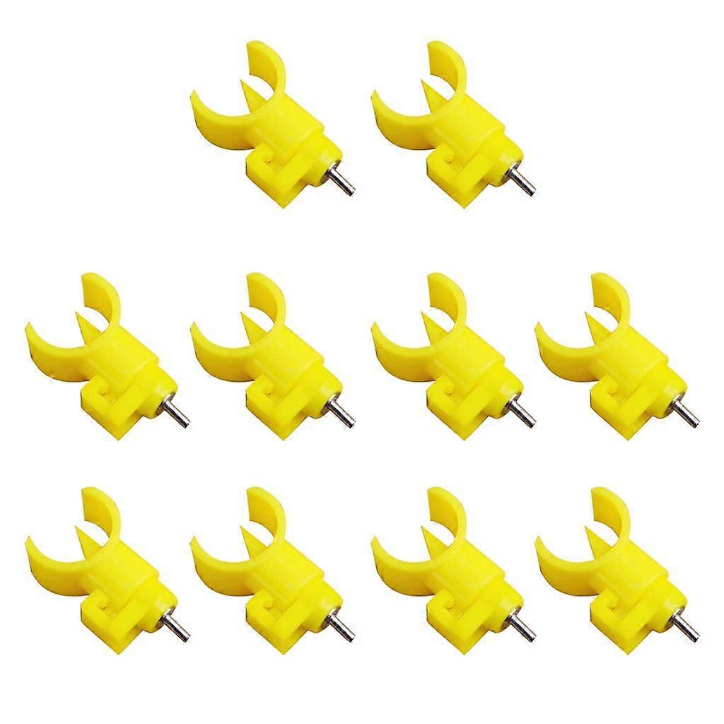 10pcs Chicken Waterer Poultry Drinker Bird Feeder