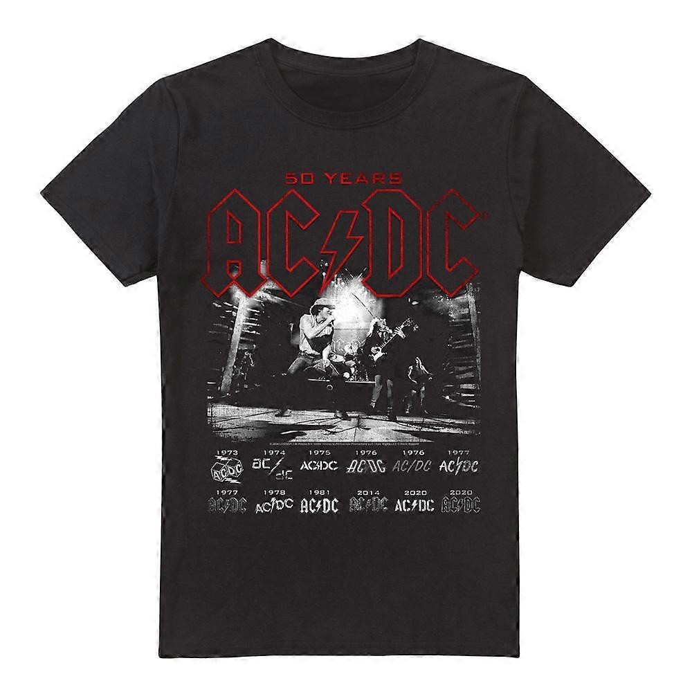 AC/DC Herren Logo Stack T-Shirt