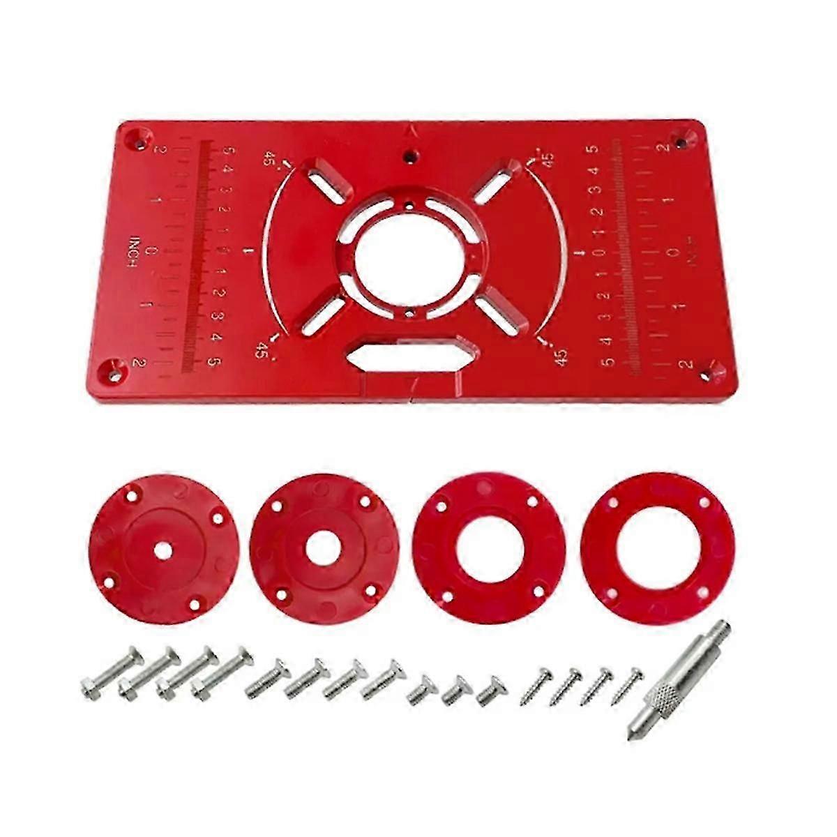 Router Table Insert Plate Woodworking Bench Table Saw for Multifunct Wood Plate Machine Engraving T