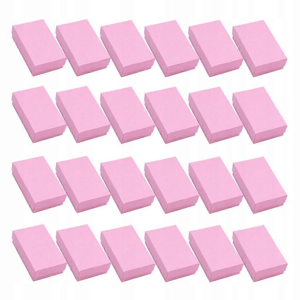 24set Colorful Linen Paper Hairclip Display Box