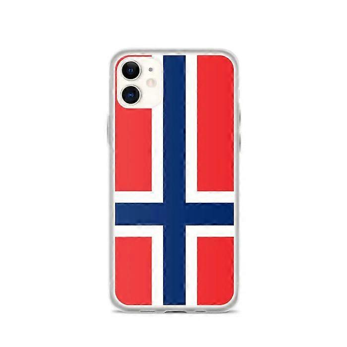 Phone Case - PIXELFORMA - Bouvet Island Flag - Compatible with iPhone 11 - Flexible - Shockproof