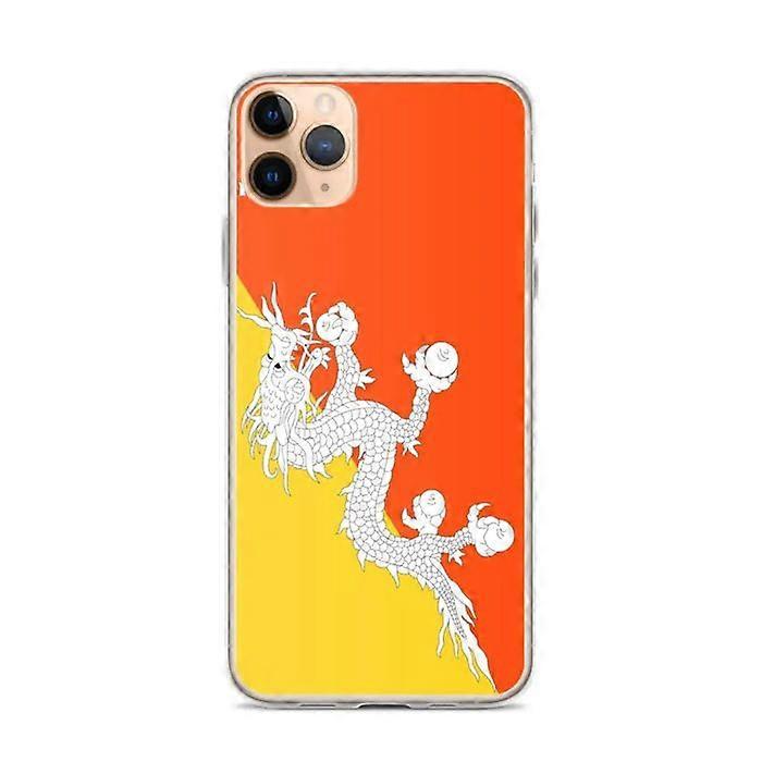 iPhone Case - Multicolor - Bhutan Flag - Flexible - TPU - Compatible with iPhone 11 Pro Max