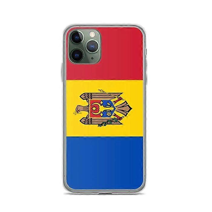 iPhone Case - Moldova - Flag - Flexible - Multicolored - Compatible with iPhone 11 Pro