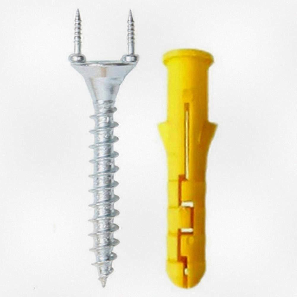 50pcs Seamless Double-headed Screws for Use with Solid Wood Baseboards and Seamless Foot Security Applications