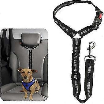 Adjustable Dog Car Seat Belt Clip Lead - Travel Safety Restraint Harness For Small Medium Dogs During Vehicle Rides_cje6 -CN-NEW