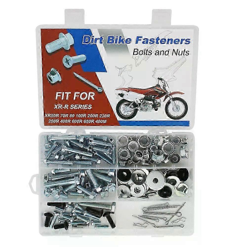 For Honda Xr50r Xr70r Xr80 Xr100r Xr200r Xr230r Xr250r Xr400r Xr600r Xr650r Xr400m Dirt Bike Complete Plastics Body Bolt Kit