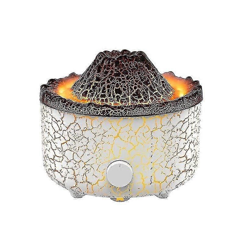Volcanic Lava Aroma Diffuser Home Desktop Humidifier Simulation Smoke Ring Flame Aroma Diffuser