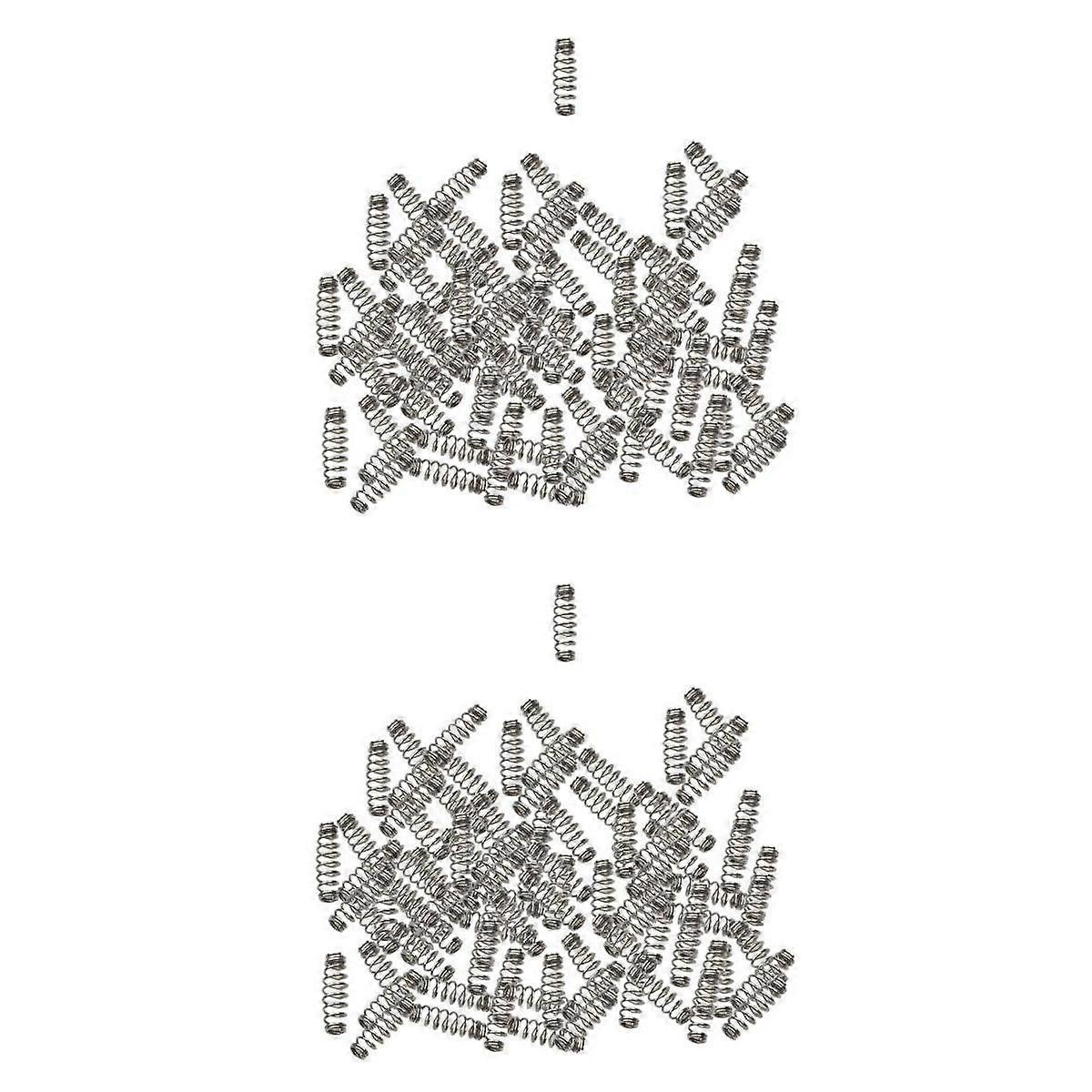 200x Hulling Fiskekrok Fjäder Rostfritt Stål Skruvlås Tillbehör