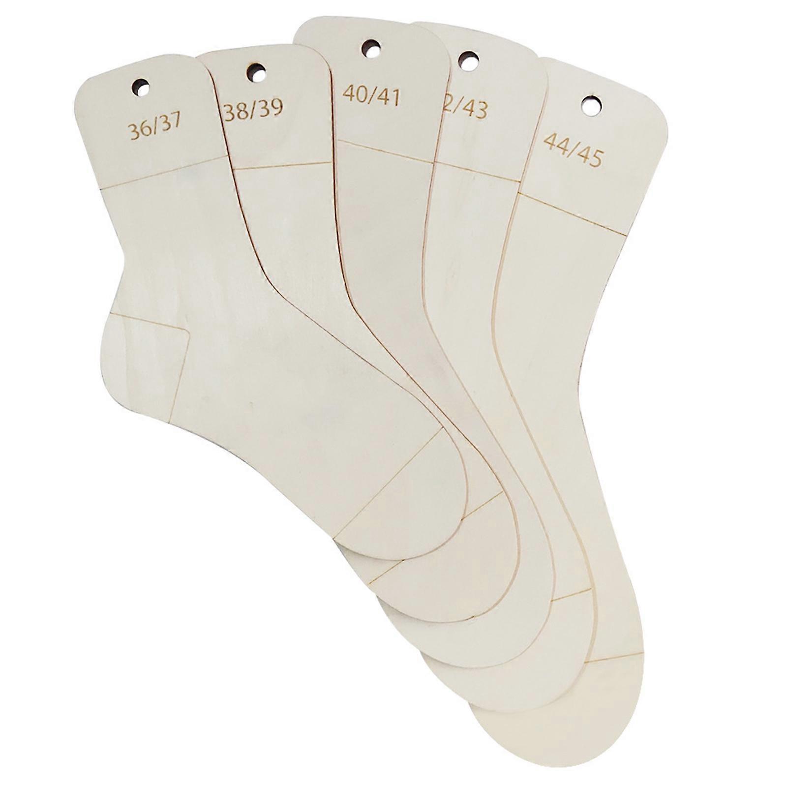 5 Pcs Socks Knitting Model Sock Boards Set Socks Knitting Chart Sock Templates Socks Knitting Stencils Multicolor