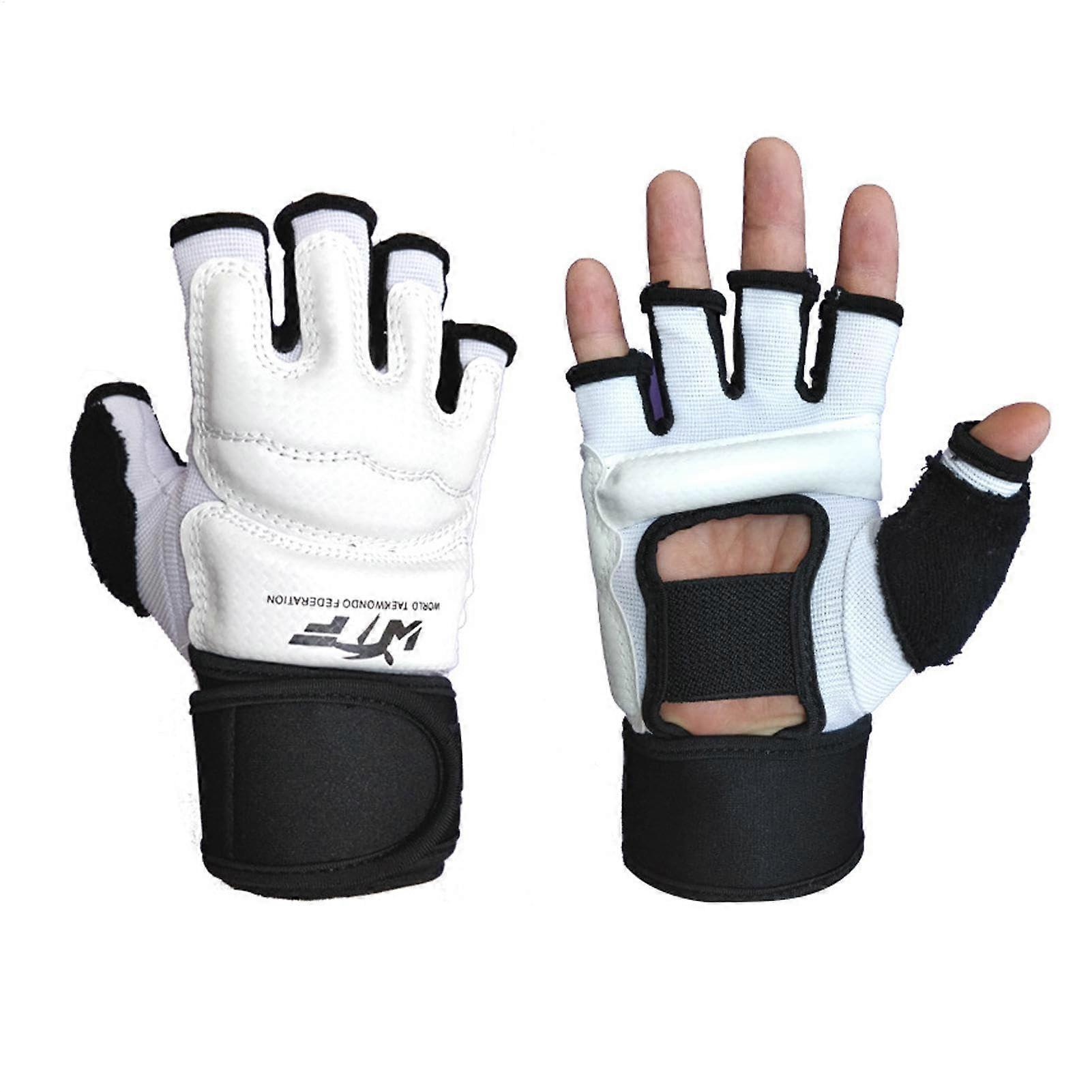 Karate Gloves, 's Half Finger MMA Boxing Gloves Teka Boxing Bag Training Gloves MMA Grappling Gloves for Ref: 4466