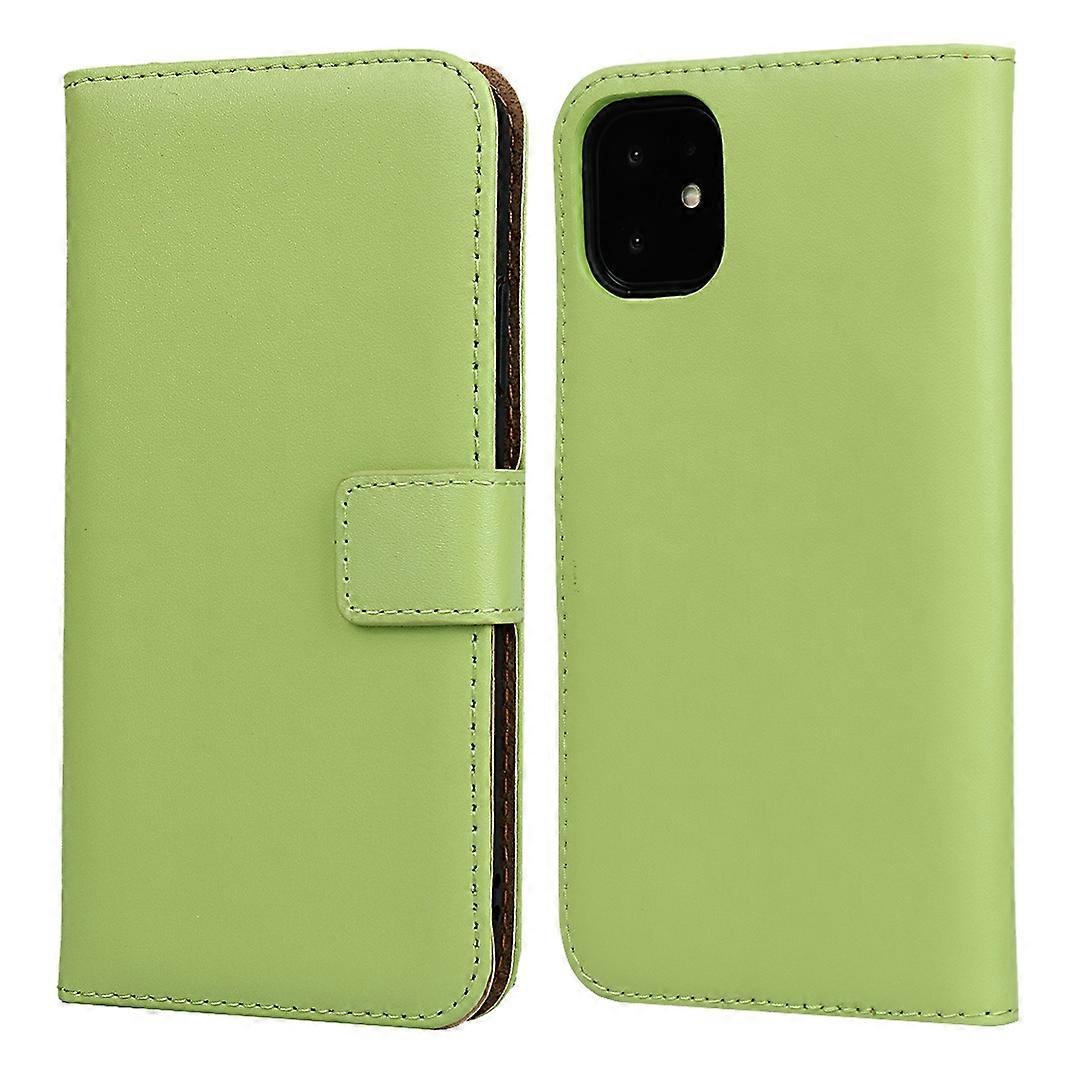 Genuine Leather Wallet Stand Cell Shell Casing for iPhone 11 6.1 inch