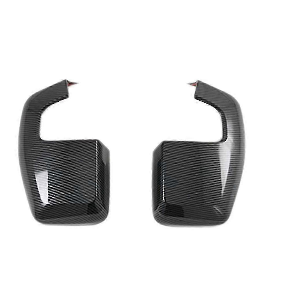 Carbon Fiber Rear View Side Glass Mirror Cover Trim Caps Suitable for Certain Brand Transit Tourneo Custom Models from 2016 Onwards