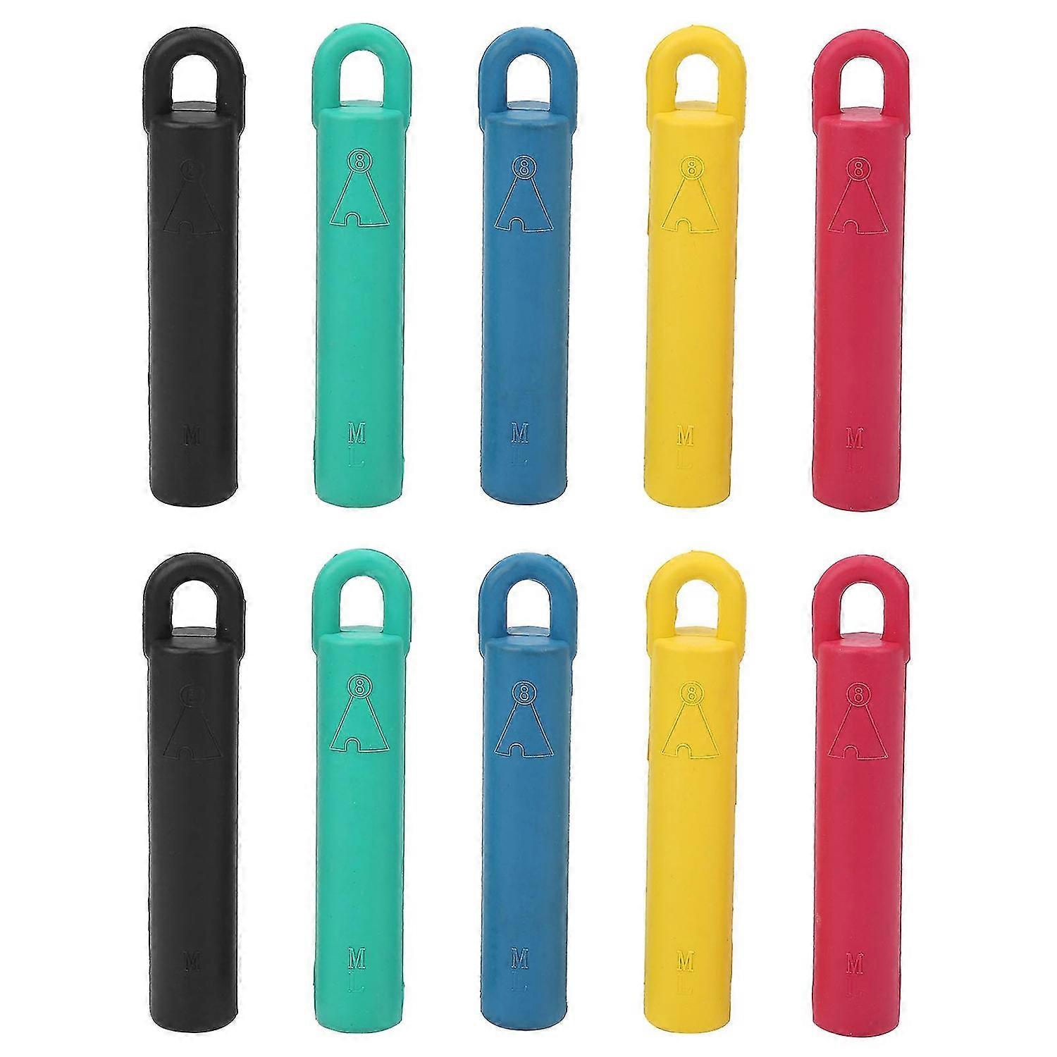 2 Set Billiard Cue Tip Hanging Clamp Holder Pool Table Stick Rubber Hanger Strighter