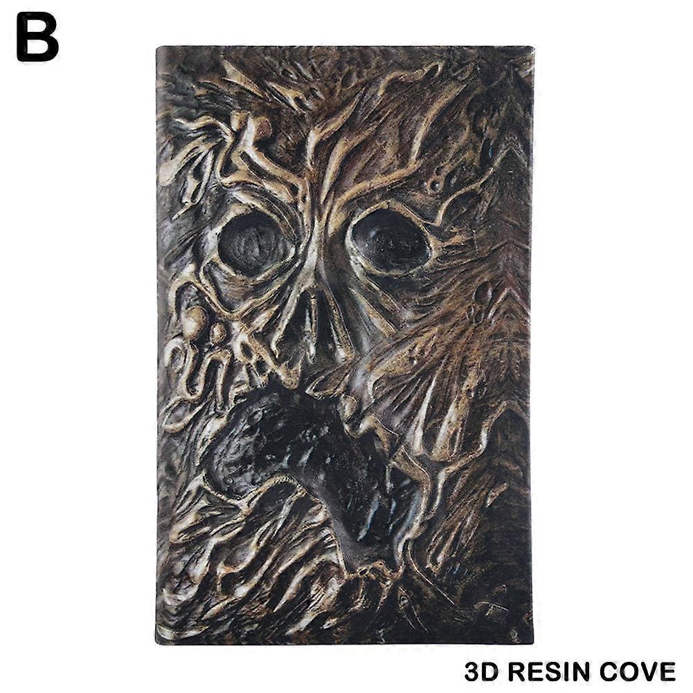 3D (B) $Necronomicon Dead Book Demon Evil Dead Book Toy Model
