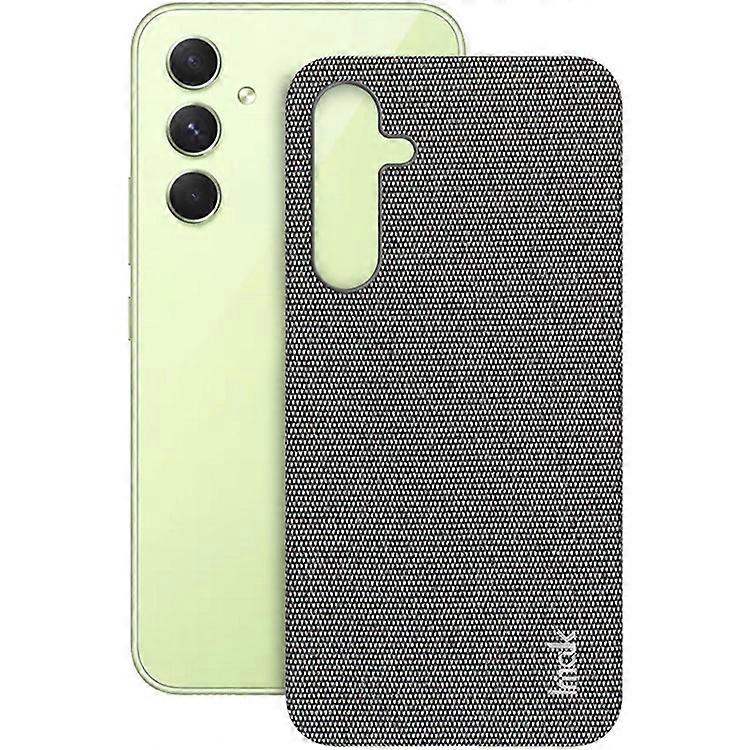 IMAK Ruiyi Series Compatible For Samsung Galaxy A55 5G Case Fabric Texture Leather+PC Phone Back Cover