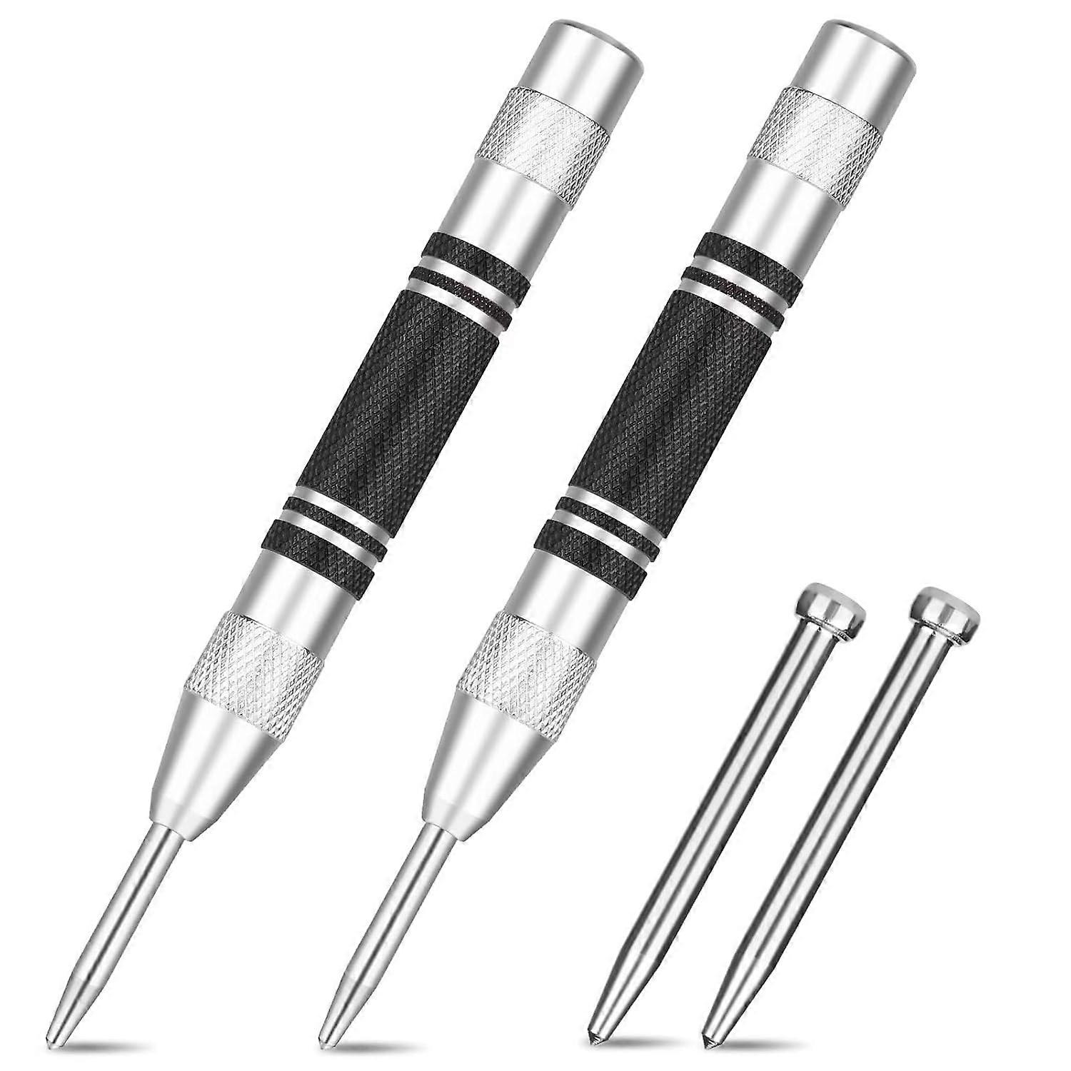 Silver automatic center punch, a must-have tool for precise drilling