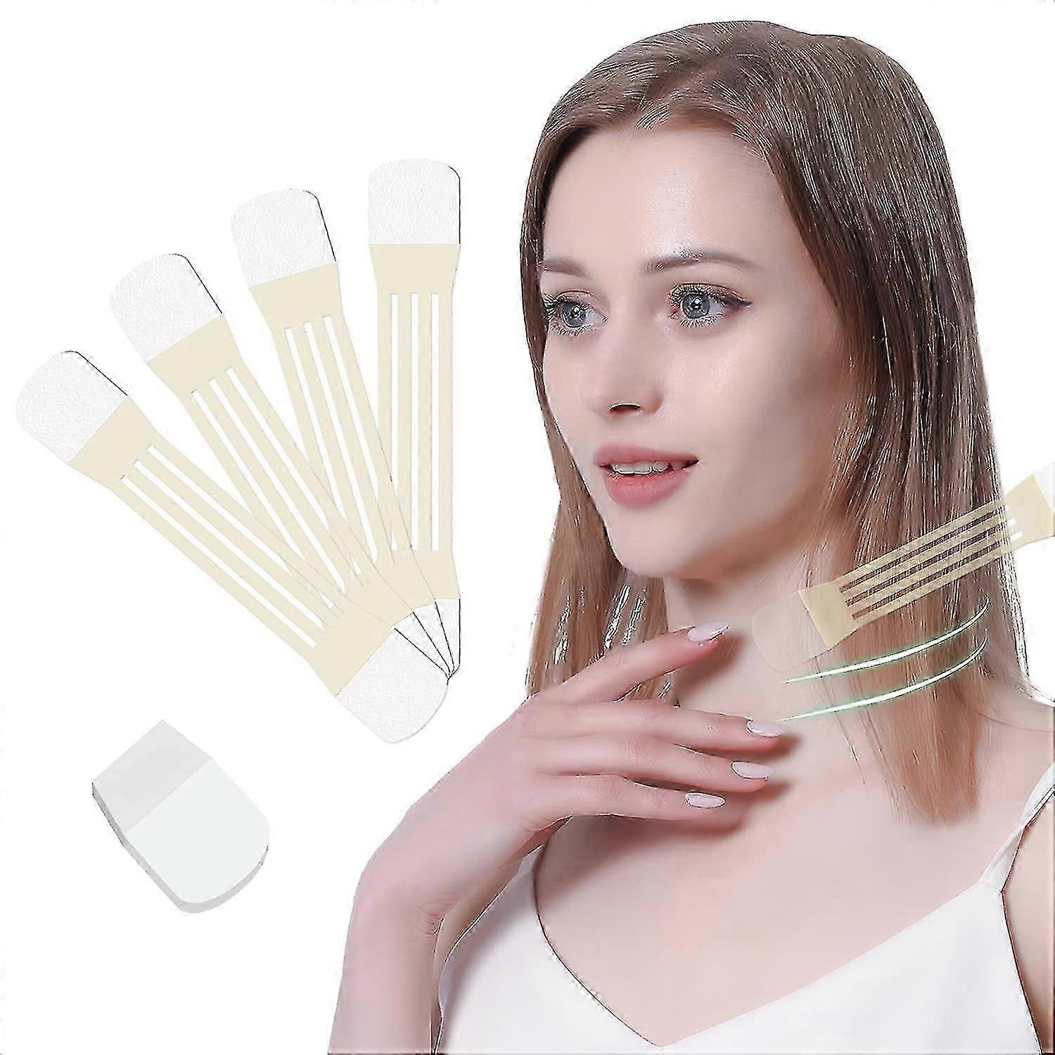 Neck Lift Tapes, Instant Wrinkle Correcting Strips, Anti-Aging Patch - 3 Set