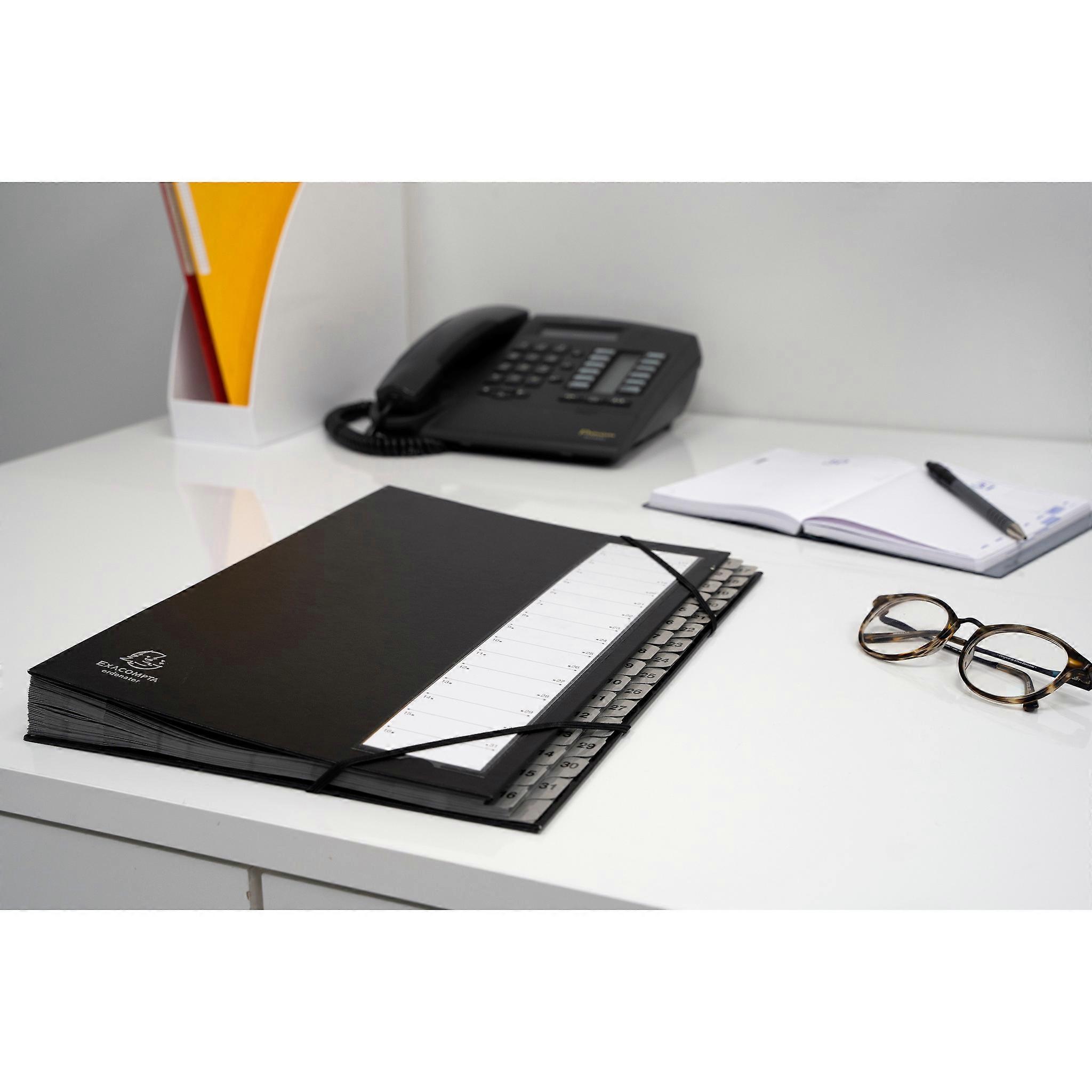 Exacompta 56090E 8x CLASIF. 24 C. A-Z NEGRO