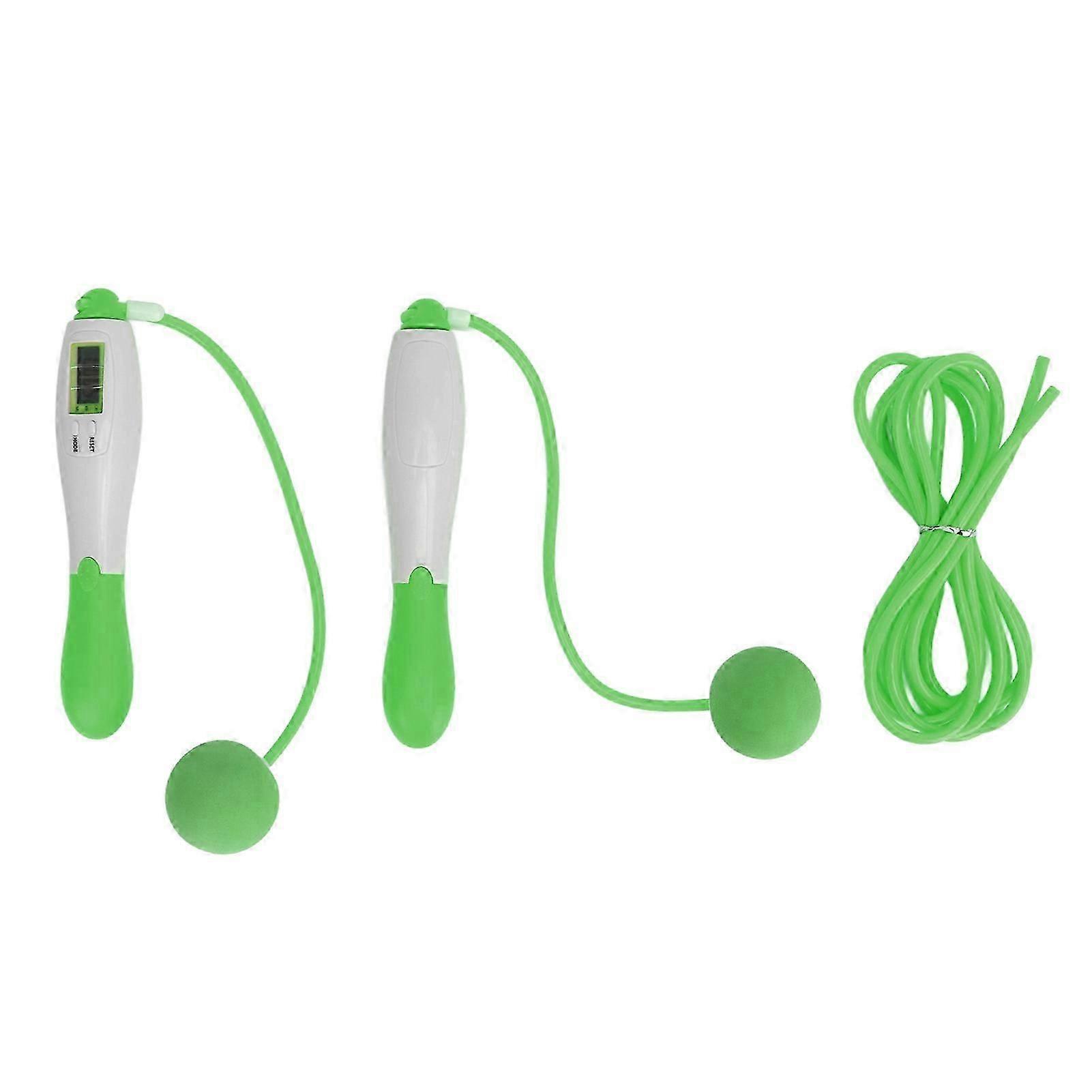 Jump with Counter Cordless Skipping Rope 4 Modes Adjustable Steel Wire Fitness Equipment for Exercise