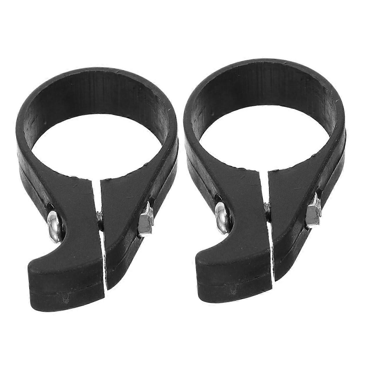 Folding Bike Chain Guide Deflector Cover Pack of 2 Black Plastic Anti-Drop Chain Guards for Mountain Bikes