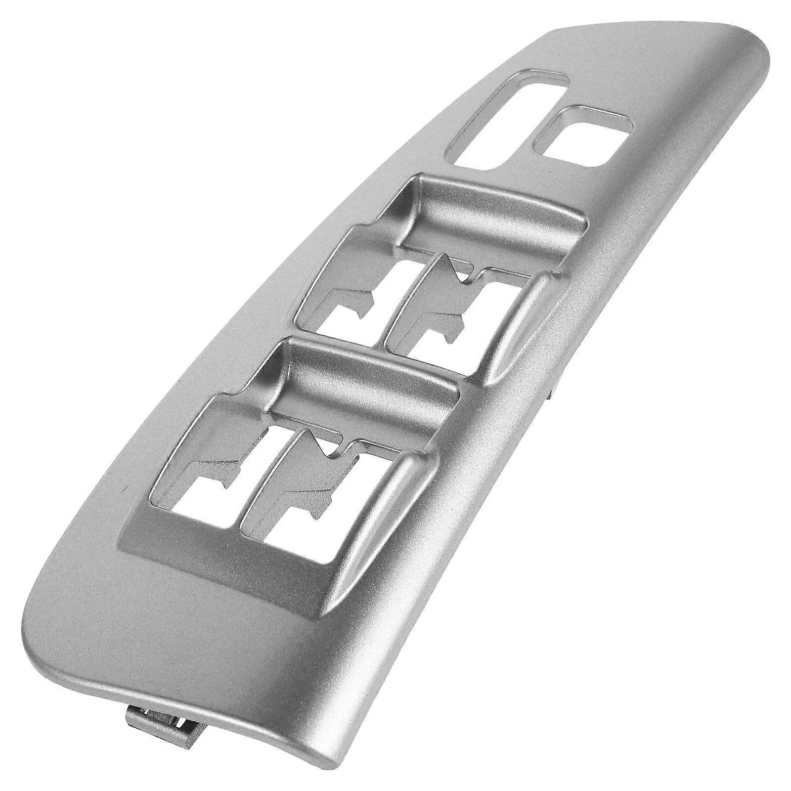 Window Switch Trim Bezel Driver Side Window Control Car Window Buttons Modern Style Grey 21.00X7.50X1.00CM 1Pack