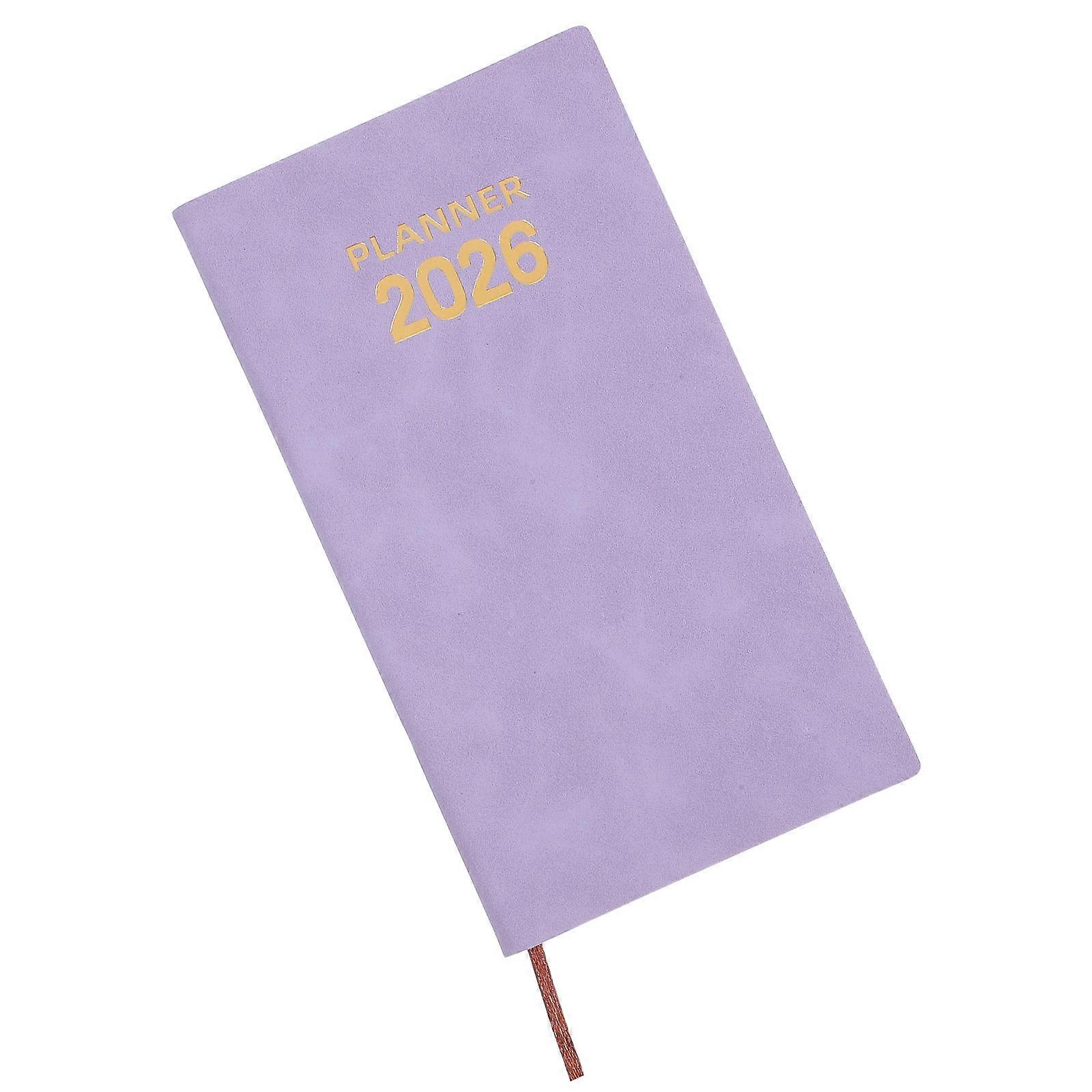 Stylish Portable Planner Notebook with PU Journal Organizer for School, Daily Use, and Special Occasions