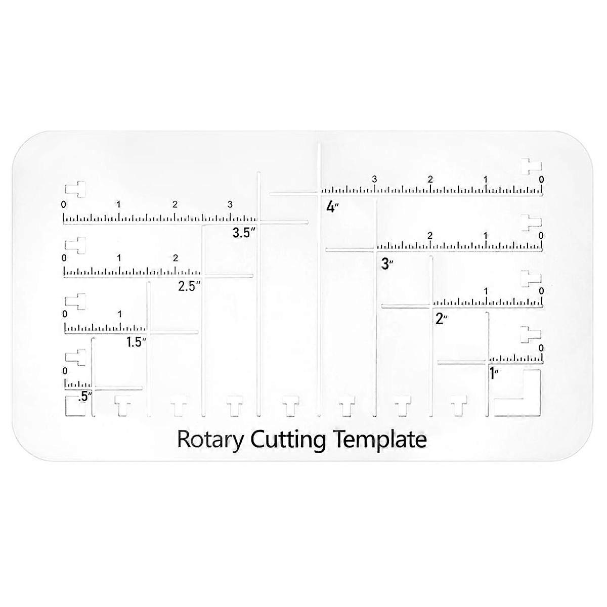 Boxy Bag Making Templates Acrylic Cutting Templates with Scale Bag Maker Boxed Bottom Cutting Templ