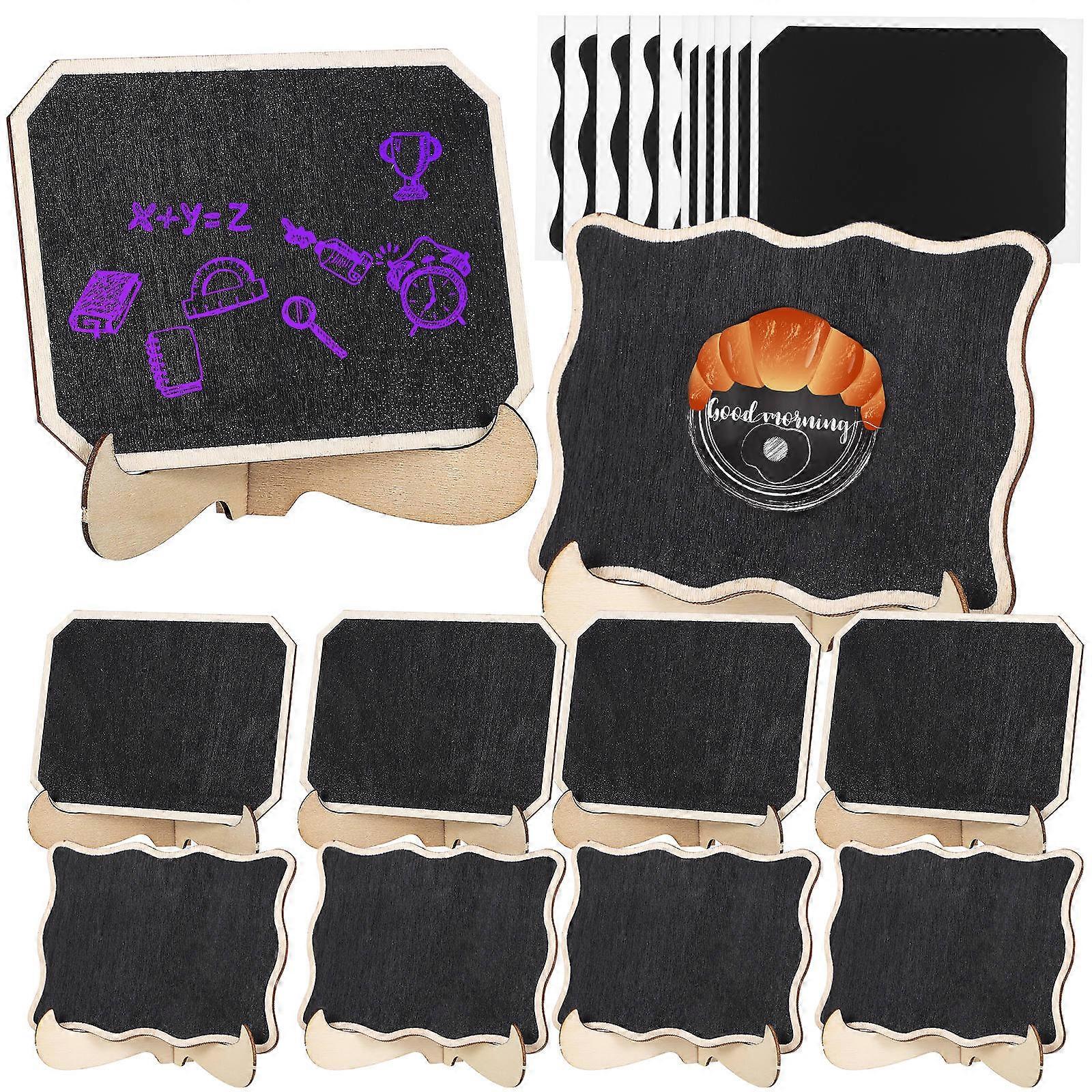 Mini Chalkboard Signs With Stand Decoration For Parties And Events 1Set