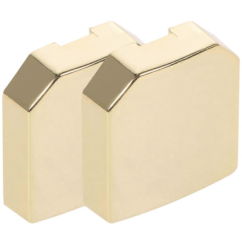 Metronome Metal Part Mechanical Metronome Block For Music Practice Golden 1.8x1.7x0.5cm Beat Timing 2Set