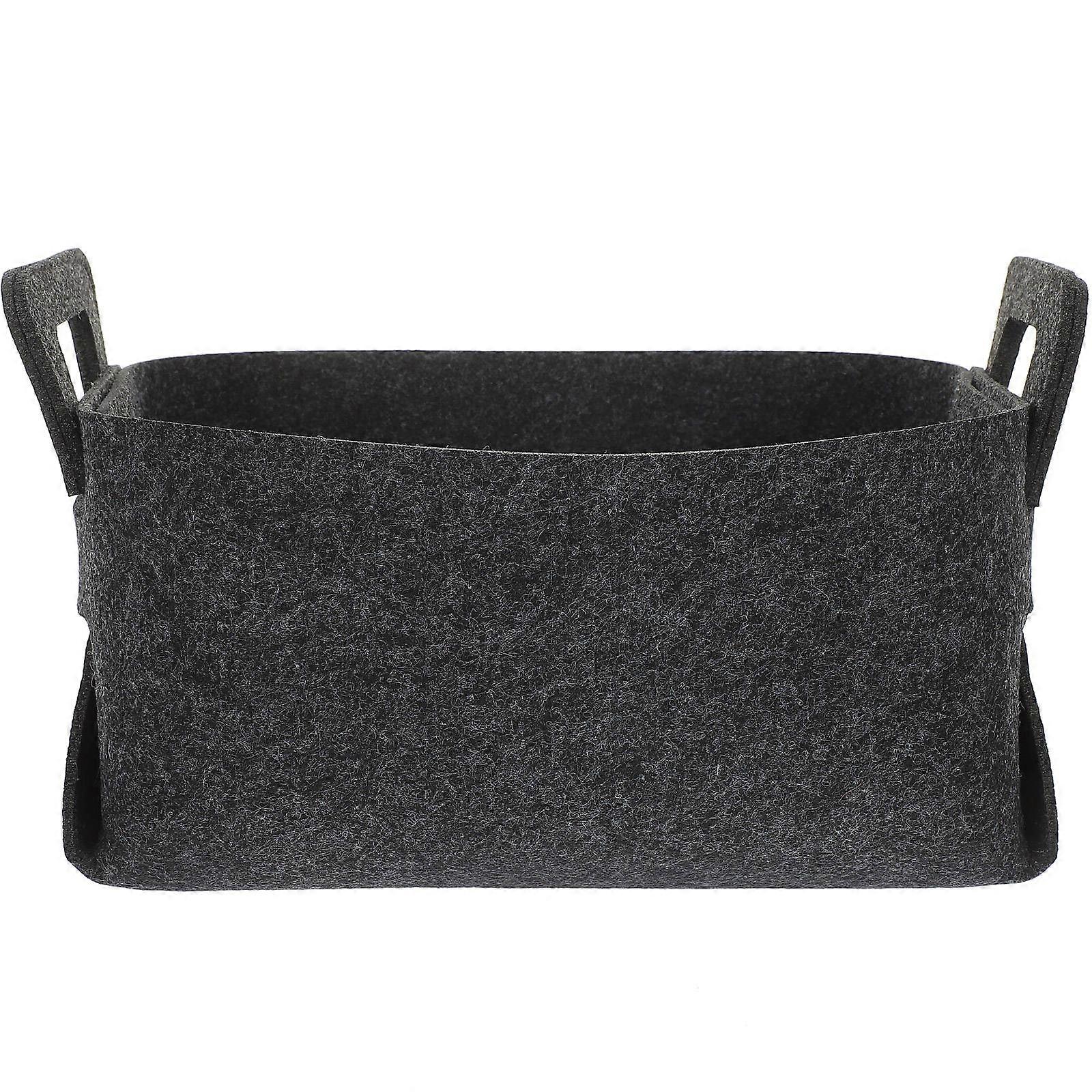Foldable Basket Dirty Clothes Storage For Home Use Rectangular Polyester 1Pcs