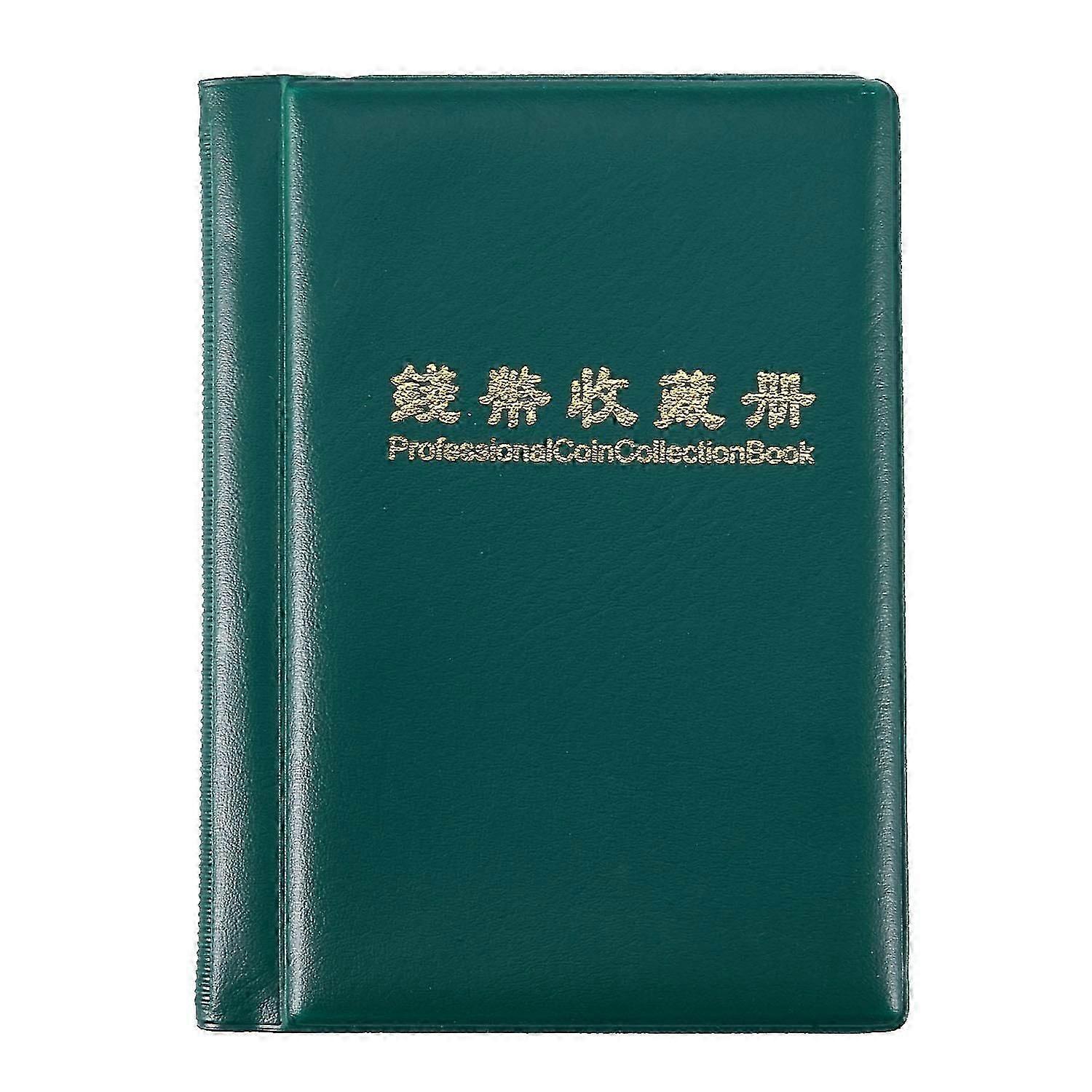 Durable book for Coin Album of Pieces Portable Storage Pouch of Coins 120 pieces of