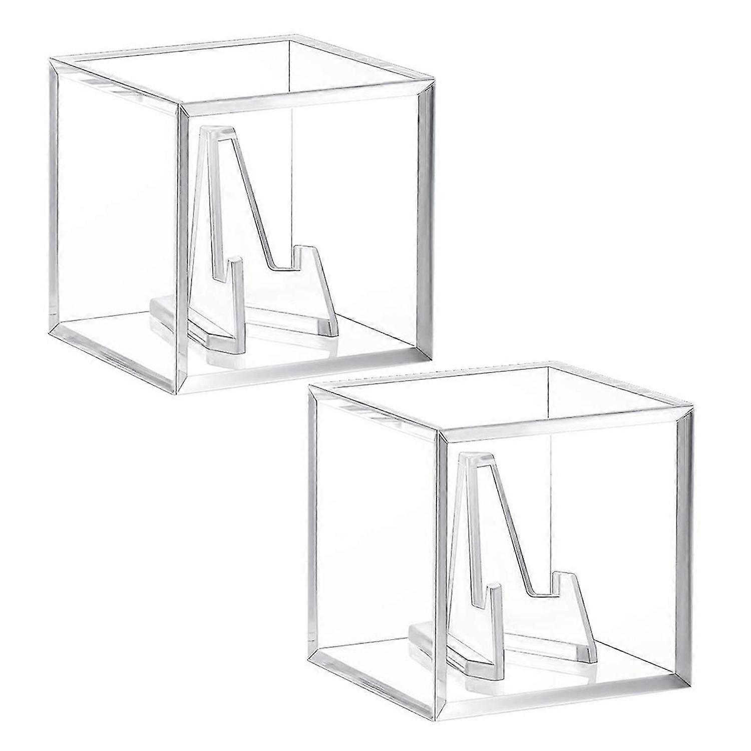 Championship Ring Display Case Clear Acrylic Display Case Mini Acrylic Easel Stands Holder
