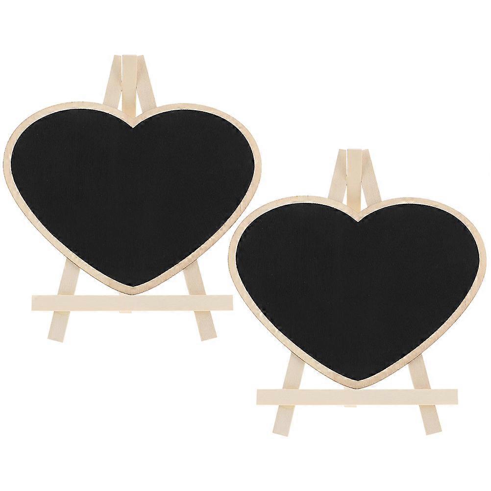 Tabletop Chalkboard Sign Small Chalkboard For Children Decorative Message Board 2Pcs