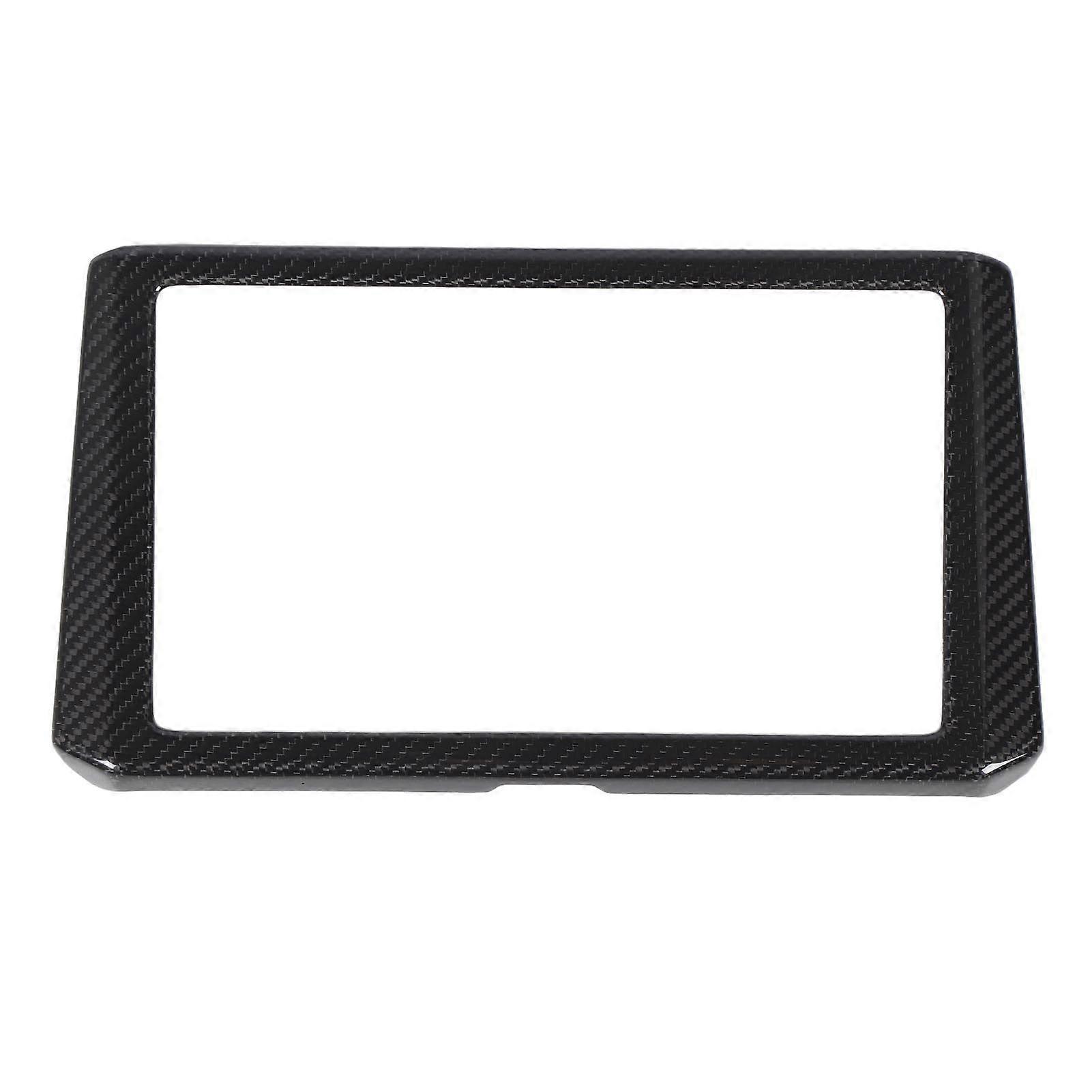 Dashboard Display Screen Trim Stylish Dry Carbon Fiber Dashboard Touch Screen Bezel Trim Replacement for GR 2023~2025 MK10898