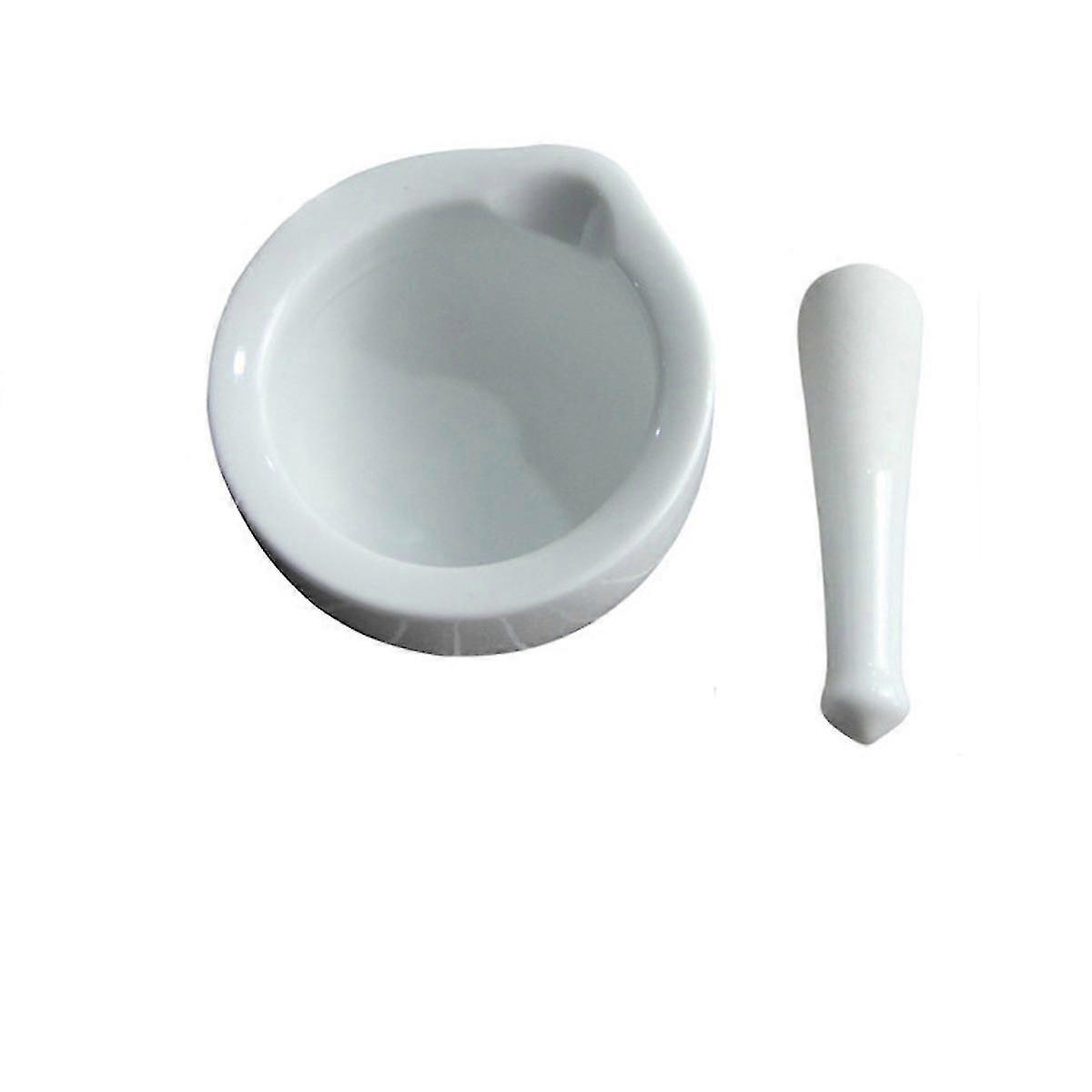 مجموعة مطحنة طب الملاط والمدقة - فاصل غير قابل للانزلاق لسحق حبوب الدواء بسهولة أقراص الفيتامينات إلى مسحوق ناعم للبالغين وكبار السن والكلاب ، P