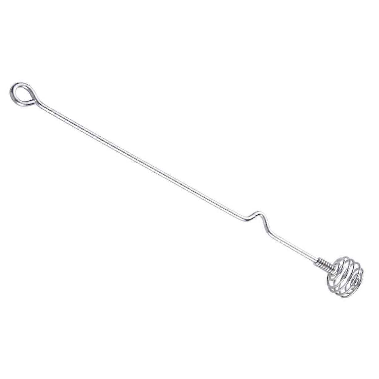 Caffè Mixing Spoon Holder Maniglia Decorazione Bere Caffè Mixer Frustare Agitatore Acciaio Inox Argento Riutilizzabile